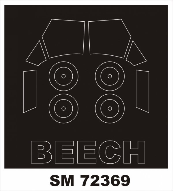 Montex SM72369 BEECH TRAVELER for AZ-MODEL 1/72