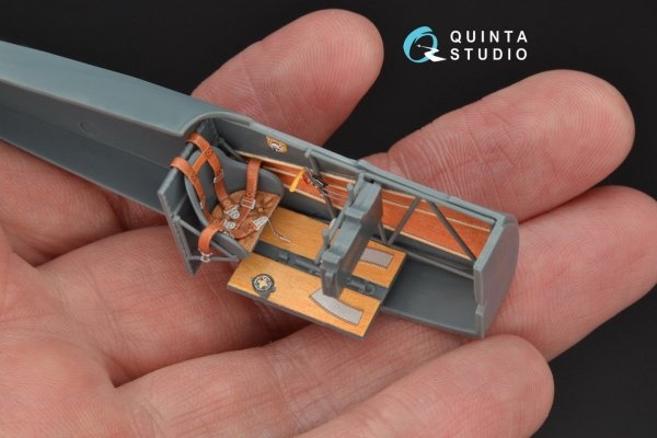 Quinta Studio QD48158 Fokker Dr.1 3D-Printed &amp; coloured Interior on decal paper (for Eduard kit) 1/48