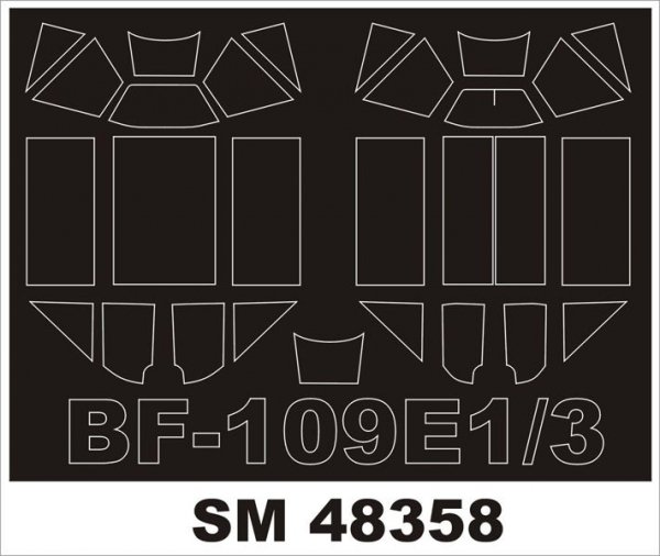 Montex SM48358 Bf 109E-1/3 EDUARD