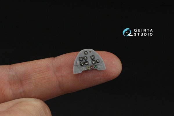 Quinta Studio QD48567 German WWII Cockpit instrument gauges 3D-Printed &amp; coloured Interior on decal paper (All Kits) 1/48