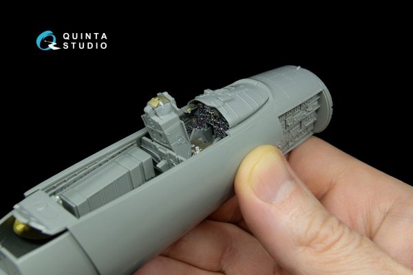Quinta Studio QD48038 F-15A 3D-Printed &amp; coloured Interior on decal paper (for GWH kit) 1/48