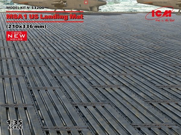 ICM 53200 M8A1 US Landing Mat (210×336 mm) 1/35