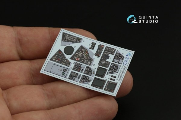 Quinta Studio QD32098 F-14A 3D-Printed &amp; coloured Interior on decal paper ( Trumpeter ) 1/32