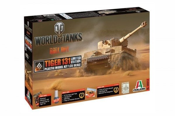 Italeri 36512 WORLD OF TANKS TIGER 131 Limited edition (1:35)