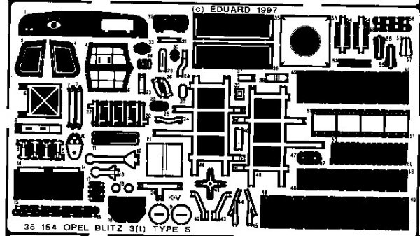 Eduard 35154 Blitz 3(t) type S 1/35 Italeri