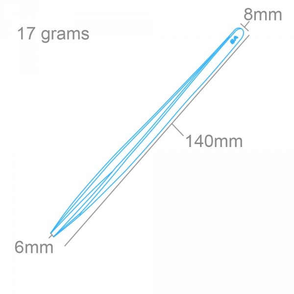 Modelcraft PTW2185-SS Very Fine Stainless Steel Tweezers (120mm)