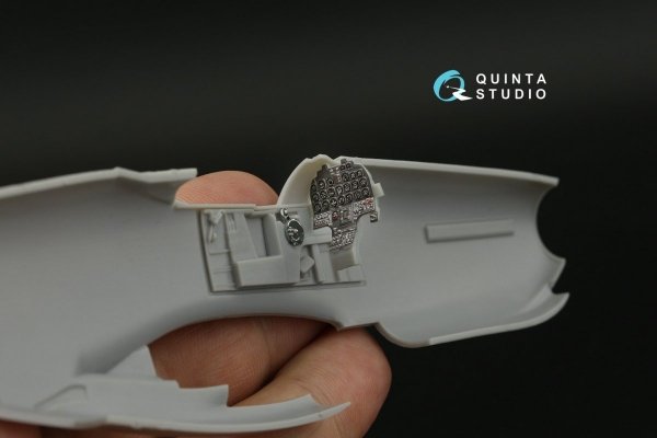 Quinta Studio QDS-48364 F-82G Twin Mustang 3D-Printed &amp; coloured Interior on decal paper (Modelsvit) (Small version) 1/48
