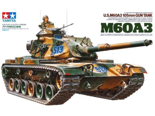 Tamiya 35140 US M60A3 105mm Gun (1:35)