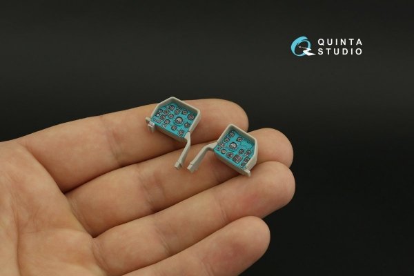 Quinta Studio QDS-35065 Mi-8MT 3D-Printed &amp; coloured Interior on decal paper (Trumpeter) (Small version) 1/35