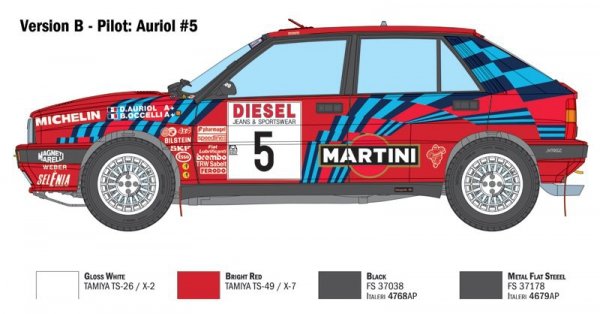 Italeri 4712 Lancia Delta HF Integrale Sanremo 1989 1/12