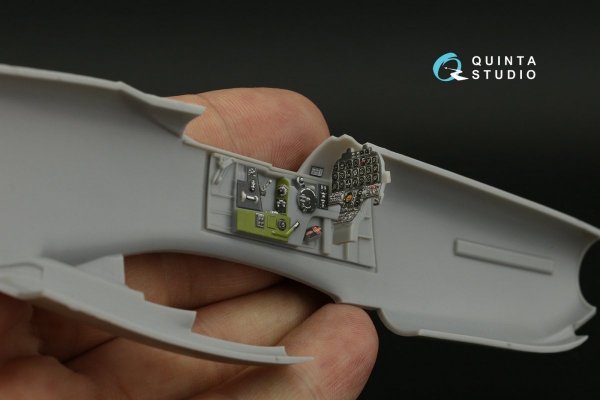Quinta Studio QD48363 F-82F Twin Mustang 3D-Printed &amp; coloured Interior on decal paper (Modelsvit) 1/48