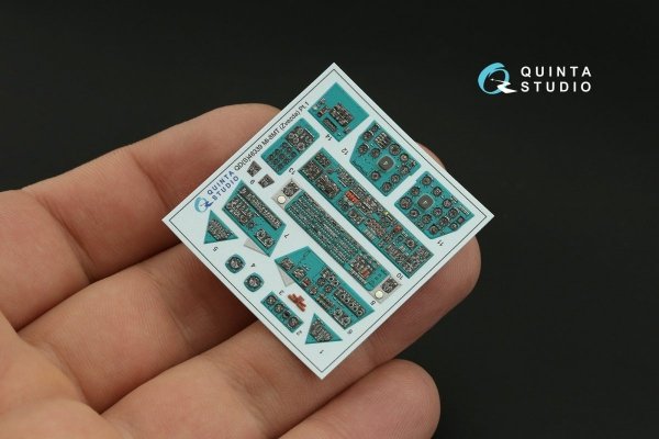 Quinta Studio QDS-48339 Mi-8MT 3D-Printed &amp; coloured Interior on decal paper (Zvezda) (Small version) 1/48