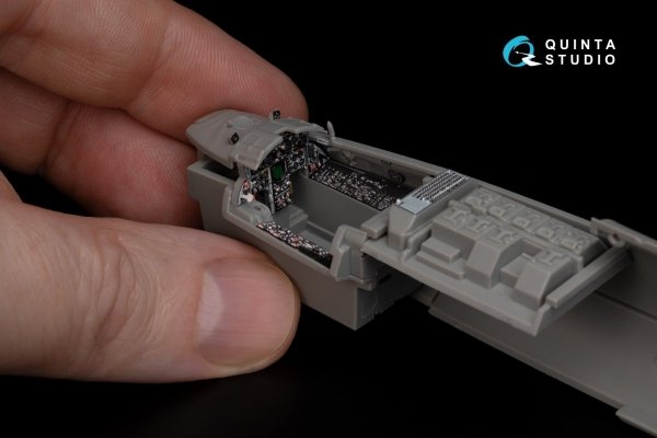 Quinta Studio QD48282 F-104A/С 3D-Printed &amp; coloured Interior on decal paper (Kinetic) 1/48