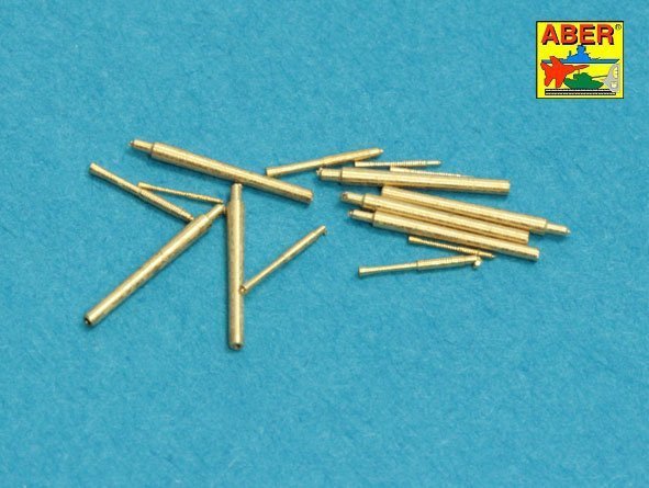Aber 350L-75 Barrels set for Japnnese Light Cruiser like: Abukama; Isuzu; Kinu; Nagara; Natori; Yura -140mm x 7, 25mm x 4, 13mm x 4 (1:350)