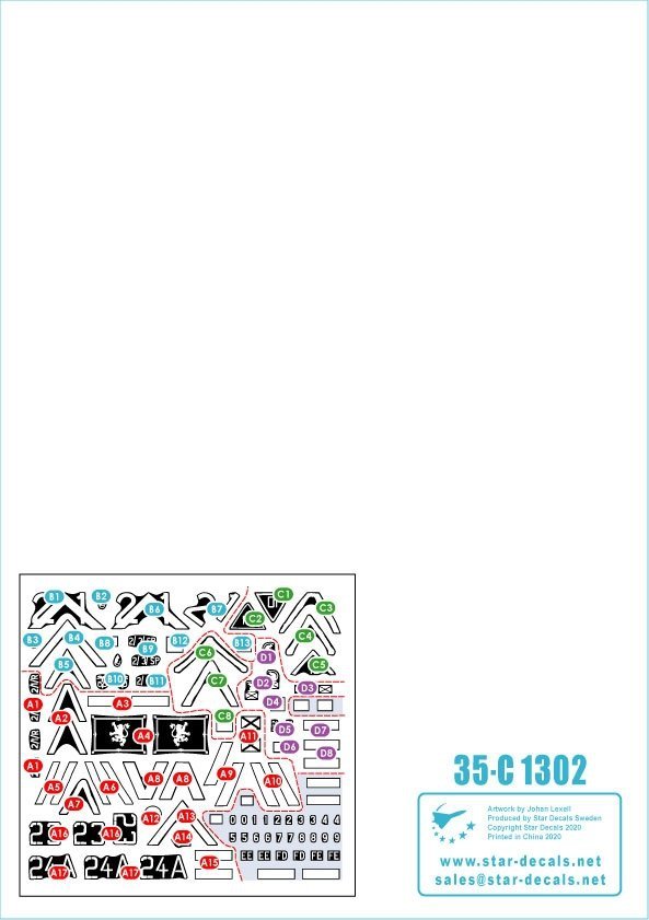 Star Decals 35-C1302 Desert Storm 2 1/35