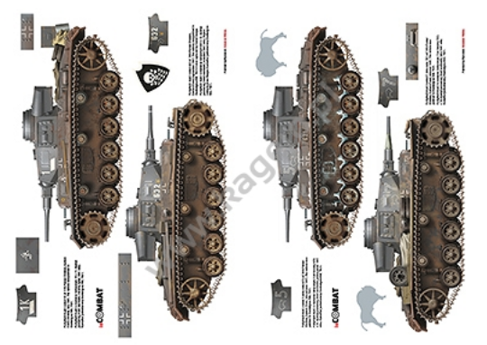 Kagero 88001 German Medium Tank Panzerkampfwagen III from Ausf. H to Ausf. N EN/PL