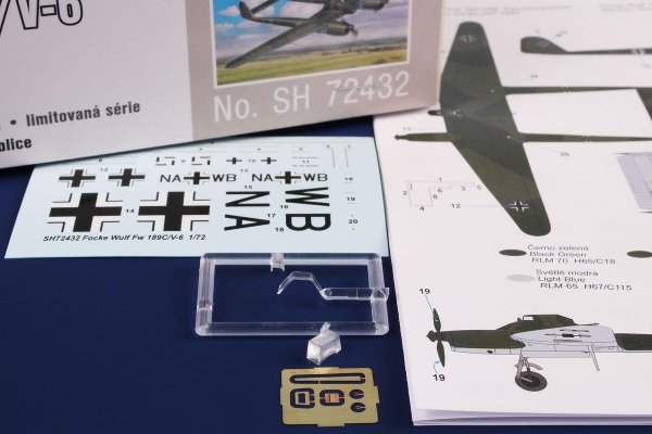 Special Hobby 72432 Focke Wulf Fw 189C / V-6 1/72