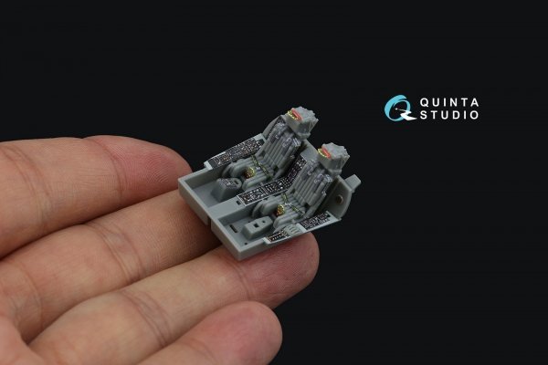 Quinta Studio QD72143 A-6E Intruder 3D-Printed coloured Interior on decal paper (Trumpeter) 1/72