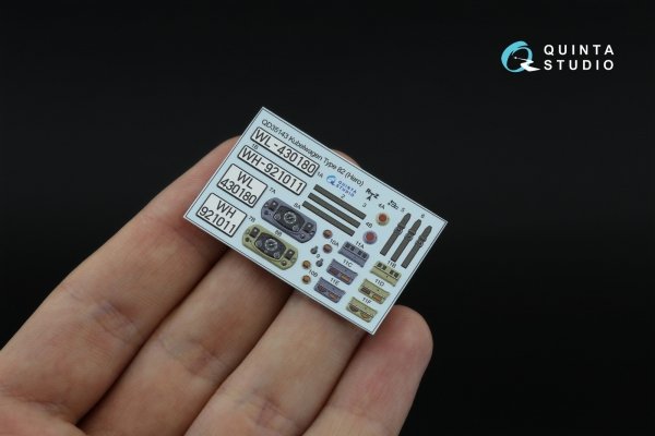 Quinta Studio QD35143 Kubelwagen Type 82 3D-Printed &amp; coloured Interior on decal paper (Hero) 1/35