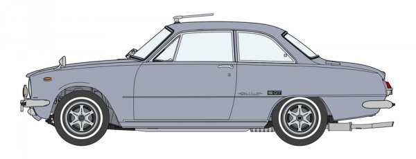 Hasegawa 20701 Isuzu Bellett 1600GT (1966) 1/24