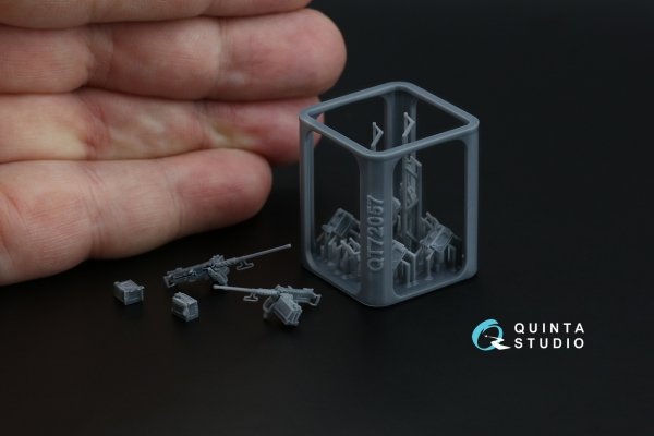 Quinta Studio QT72057 Browning .50 M2HB Machine Gun, 2 pcs (for all kits) 1/72