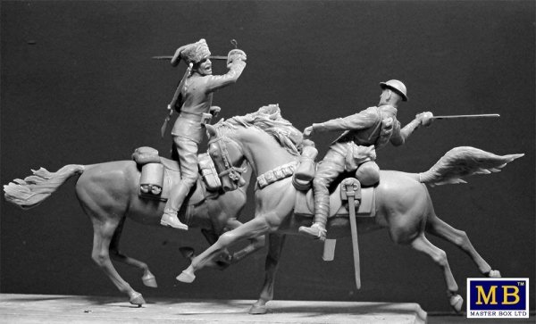 Master Box 35184 British and German Cavalrymen, WWI era 