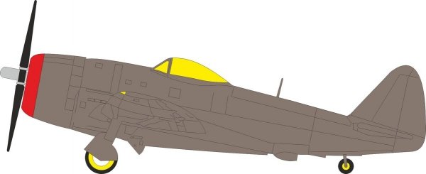 Eduard EX1161 P-47M Paint Mask Set for MINIART 1/48
