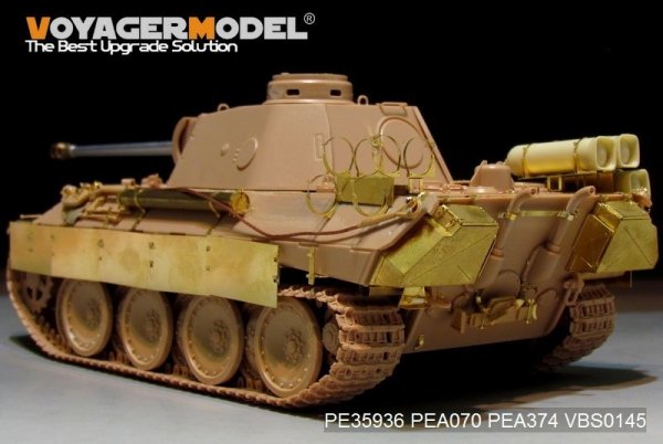 Voyager Model PE35936 WWII German Panther D w/&quot;Stadtgas&quot; Fuel Tanks Basic For MENG TS-038 1/35