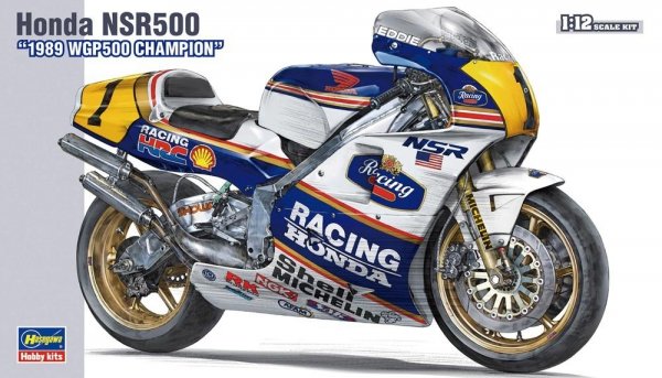 Hasegawa 21504 (BK4) Honda NSR500 1989 WGP500 Champion 1/12