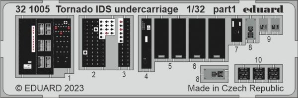 Eduard 321005 Tornado IDS undercarriage ITALERI 1/32