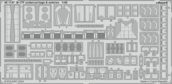 Eduard BIG49428 B-17F PART II EDUARD 1/48