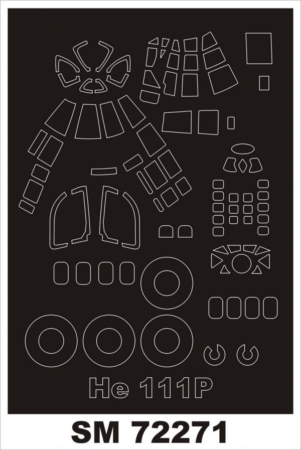Montex SM72271 He-111P AIRFIX 1/72