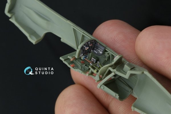 Quinta Studio QD72170 MiG-3 3D-Printed coloured Interior on decal paper (Armory) 1/72