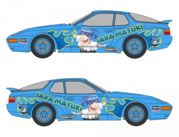 Hasegawa SP615 Porsche 968 &quot;Sara Mayuki&quot; with Figure 1/24