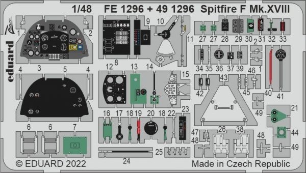 Eduard BIG49348 Spitfire F Mk. XVIII AIRFIX 1/48