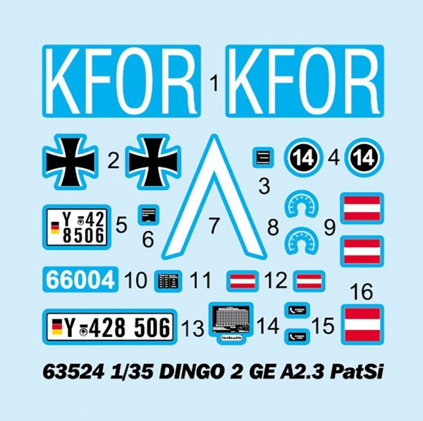 I Love Kit 63524 DINGO 2 GE A2.3 PatSi 1/35
