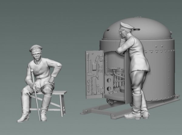 Copper State Models F35-050 Fahrpanzer german sitting officer 1/35