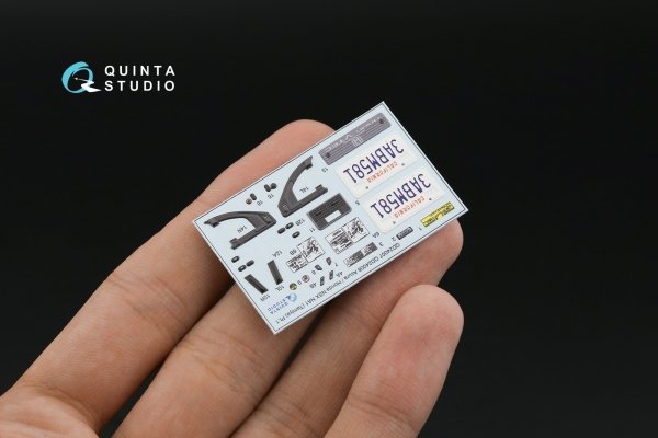 Quinta Studio QD24008 Honda NSX NA1 Japanese version 3D-Printed &amp; coloured Interior on decal paper (Tamiya) 1/24