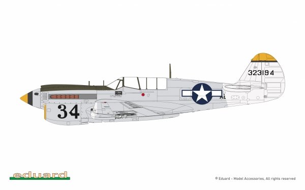 Eduard 84210 Curtiss P-40 N Warhawk - The Weekend Edition 1/48