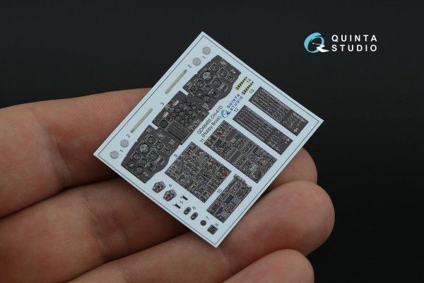 Quinta Studio QD48465 CH-47D 3D-Printed coloured Interior on decal paper (HobbyBoss) 1/48