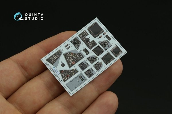 Quinta Studio QDS-32099 F-14B 3D-Printed &amp; coloured Interior on decal paper (Trumpeter) (Small version) 1/32