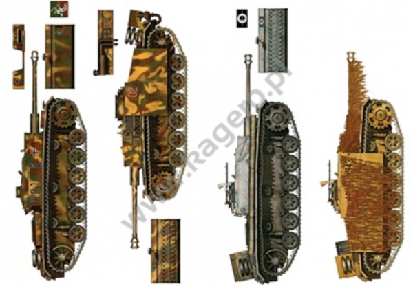 Kagero 7097 Sturmgeschütz III A, B, F, F L43, F/8, G EN/PL