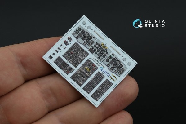 Quinta Studio QD48464 CH-47A 3D-Printed coloured Interior on decal paper (HobbyBoss) 1/48