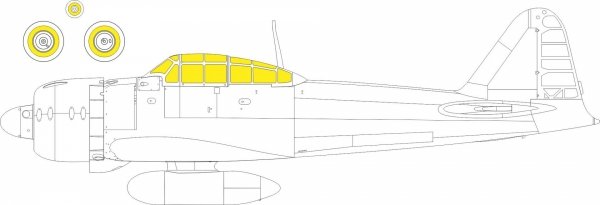 Eduard EX1105 A6M5 Zero TFace FINE MOLDS 1/48