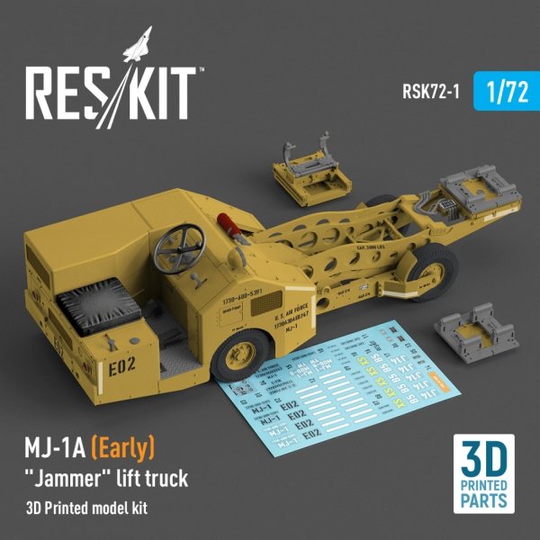 RESKIT RSK72-0001 MJ-1A (Early) "Jammer" lift truck  (3D Printed model kit) (1/72)