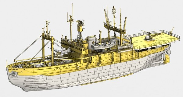 Pontos 25001R1 SOYA Antarctica Observation Ship 3rd. Corps 1/250