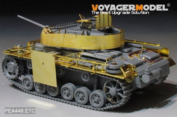 Voyager Model PEA448 WWII German Pz.Kpfw.III Ausf.M/N Additional Armour (For TAKOM) 1/35