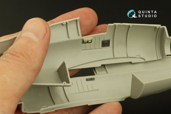 Quinta Studio QD48006 F4F-4 Wildcat 3D-Printed coloured Interior on decal paper (HobbyBoss) 1/48