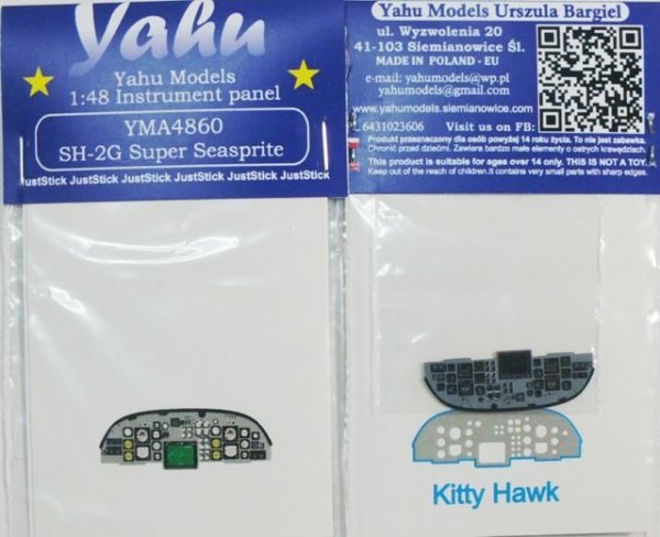 Yahu YMA4860 SH-2G Seasprite (Kitty Hawk) 1:48