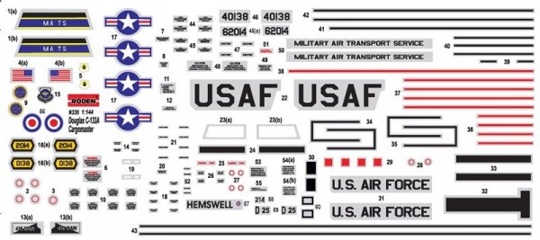 Roden 336 Douglas C-133A w / PGM-17 Thor IRBM 1/144